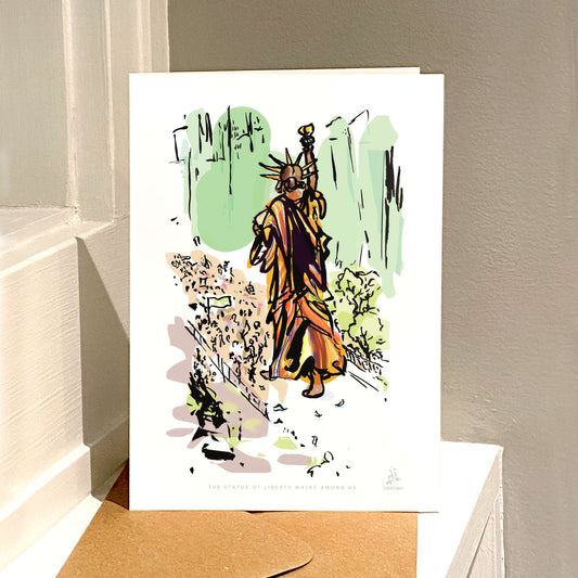 Liberty - greeting card